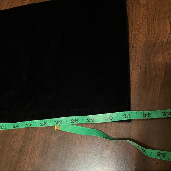 Chaps Sz 12 Black Velvet Casual Spring Fall Preppy Winter Straight Leg Pants - Picture 6 of 8